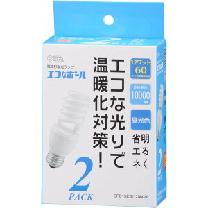 �G�R�ȃ{�[�� �X�p�C�����` 60�` E26 �����F 2�� EFD15ED/12NX2P