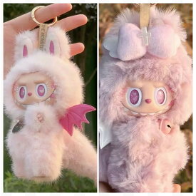 【限定価格！！】ラブブ ぬい服 17cm 羽付き 2点セット 着ぐるみ＆帽子 コスチューム ピンク/ホワイト ハロウィン 推し活 撮影用 衣装 送料無料 1代目 2代目 3代目