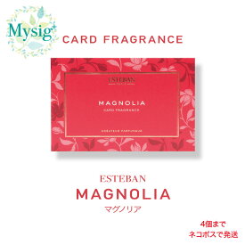 日本香堂 エステバン カードフレグランス マグノリア 《ローズの明るさが舞うフローラルの香り》5枚入り