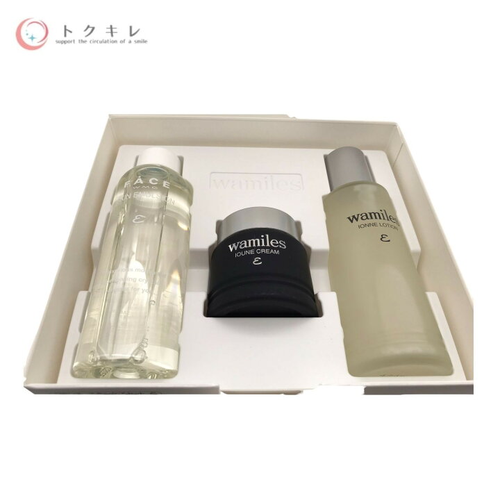 楽天市場】wamiles ワミレス スキンケアセット ε (イオンヌローション  