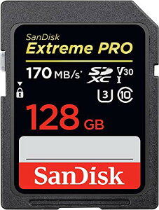 SanDisk TfBXN Extreme Pro SDXC 128GB J[h UHS-I U3 V30 Class10 4KΉmsAin