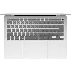 MS factory MacBook Air 13 2020 用 キーボード カバー 日本語 JIS配列 Air 13.3 インチ Retina M1 搭載 A2337 Touch ID 搭載モデル