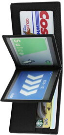 定期入れ 免許証ケース 免許証入れ メンズ レディース カードケース 薄型 パスケース ICカード 2枚 エラー防止 本革 二つ折り