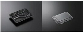 CTガチ弁L 23-17C2 BK フタ セット 900個　弁当容器　使い捨て　中央化学