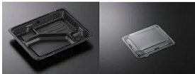 CTガチ弁L 24-20C2 BK フタ セット 800個　弁当容器　使い捨て　中央化学