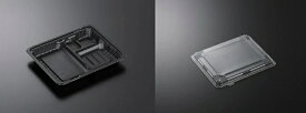 CTガチ弁L 24-20E2 BK フタ セット 800個　弁当容器　使い捨て　中央化学