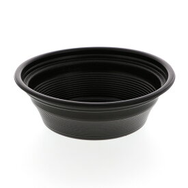 リスパック 麺容器 麺丼 (490)黒 300枚 (50枚×6袋）