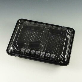 弁当容器 CY-1-1 黒 本体・蓋セット 600個 50個×12袋　エフピコチューパ 　ケース