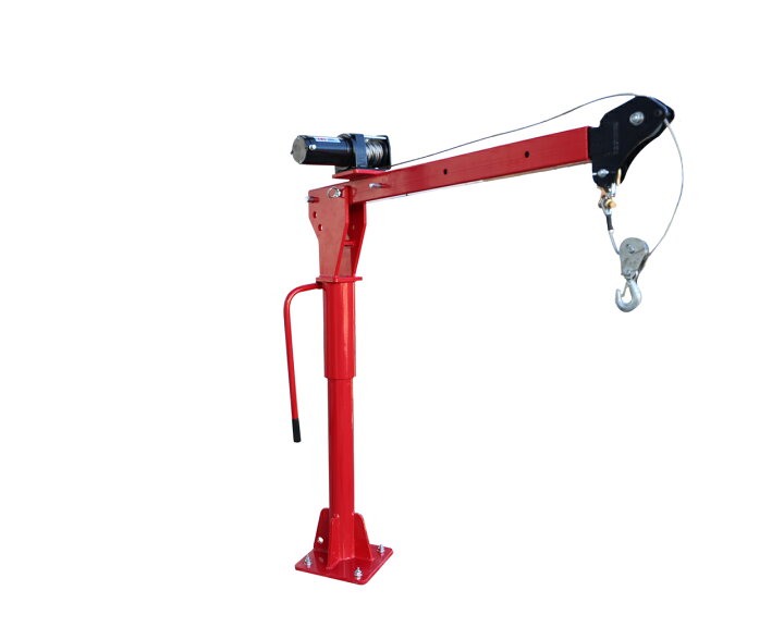 楽天市場 電動ピックアップ トラッククレーン 電動昇降ウインチ 強固 コンパクトミニクレーン トラックリフト Dc12v 最大能力800kg ツールズアイランド 楽天市場店