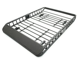 ルーフラック カーゴラック アルミ 組立 1100x1600mm ルーフバスケット ブラック R09 振動音軽減