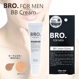 BBクリーム メンズ BRO. FOR MEN BB Cream Ochre オークル 男性用化粧品 シミ クマ ニキビ跡 赤み 肌の悩み 隠し カバー 化粧品 父の日