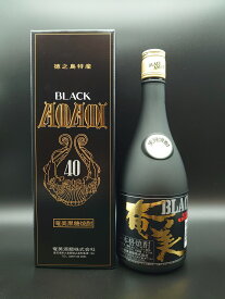 徳之島 黒糖焼酎 奄美酒類 BLACK 720ml 40度 6本入りケース