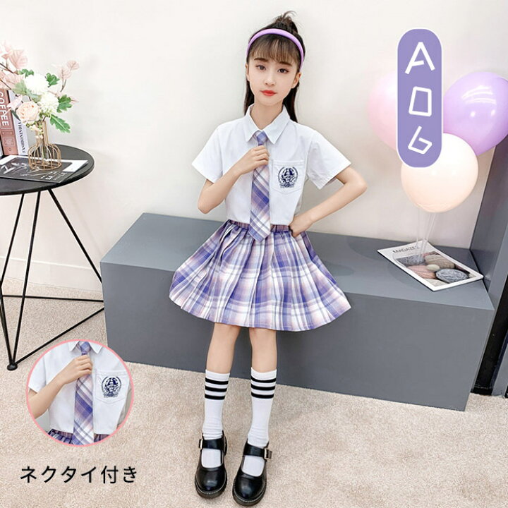 楽天市場】キッズ 女の子 子供スーツ スーツ 半袖tシャツ プリーツ 
