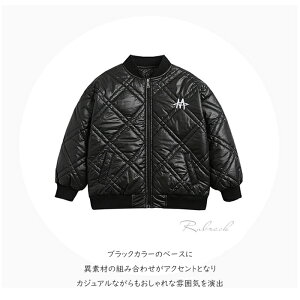 スタジャン 女の子 ジャケット アウター ダウン ダウンスタジャン ブルゾン コート 冬コート 長袖 キッズ 子供服 通気性抜群 野球服 カジュアルコーデ ジュニア シンプル 異素材 上着 スウェ