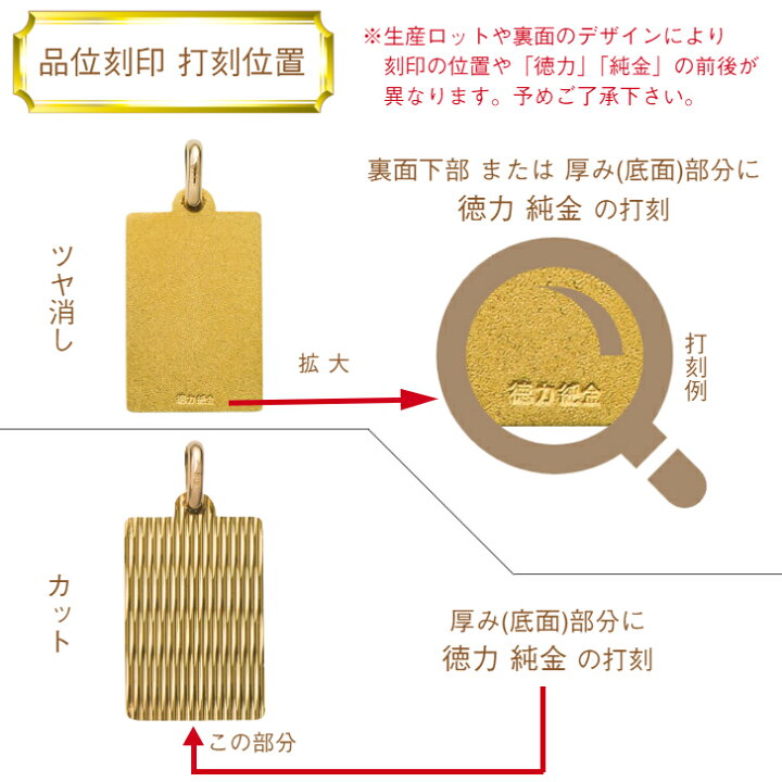 楽天市場】【徳力本店 公式】[純金製 般若心経ペンダントトップ]純金 