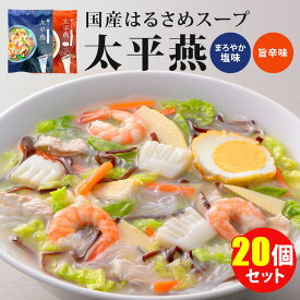 20個セット 国産 はるさめスープ 太平燕＋太平燕（旨辛味） （2種×各10） 白鳥印 西日本食品工業 春雨 春雨スープ 国産はるさめ 熊本県【ポイント5倍/送料無料】【食品A】【DM】【p0612】【海外×】