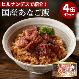 4缶セット 国産あなご飯 木の屋石巻水産 玄米 お米 缶詰 缶詰め かんづめ あなご 穴子飯 贅沢 新鮮 おかず 備蓄用 食品 セット 贈り物 キャンプ 長期保存 沖穴子 絶品 簡単調理 時短 高級 ごはん缶詰【食品A】【DM】【海外×】【TCP】