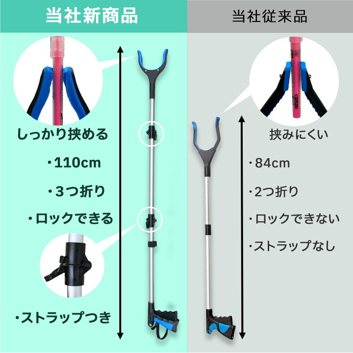 楽天市場】【即納】【磁石付き】 お助けハンド マジックハンド ロング 