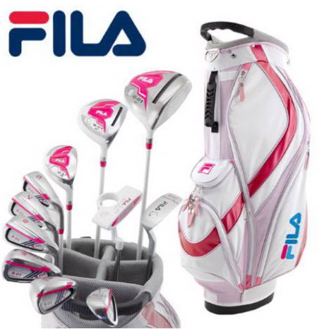 『ソルクレスタ』 【最新モデル】FILA（フィラ）レディース　ゴルフセット　8本　フレックスL クラブ
