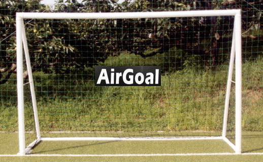 サッカー AIRGOAL 再再販 エアゴール 組み立て3分 片付け3分 300×200cm 格安新品 “世界初”空気式サッカーゴール フットサル用