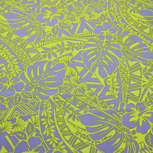 ハワイアンプリント パウ パウスカート フラダンス T/Cブロード ポリエステル65% 綿35% 110cm幅 col.1~5 全10色