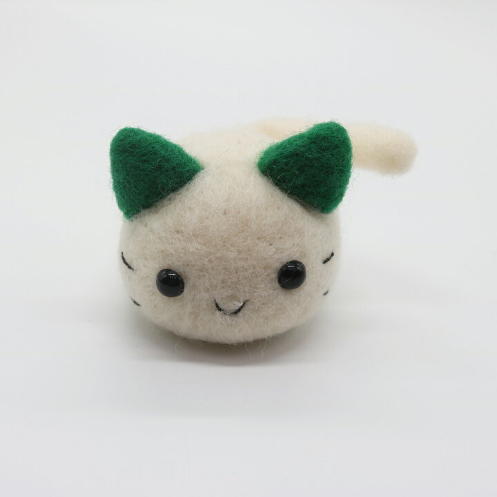 楽天市場】pochevert はっとりみどり 羊毛フェルト完成品 にゃんころ 【 完成品確認ページ 】にゃん様