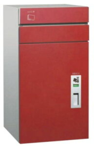 宅配ポスト 郵便受けCOLDIA コルディア100 レザーレッド ポスト有り 右開き 後出しタイプ UNISON ユニソン