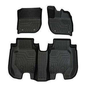 ホンダ ヴェゼル RU1 RU2 RU3 RU4 3Dフロアマット 立体 カーマット 防水 滑り防止 耐汚れ TPE素材 専用設計 アクセサリー 3Pセット TOKUTOYO(トクトヨ)