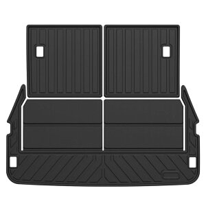 300系 ランドクルーザー ランクル 7人乗り 立体トランクマット 3Dラゲッジマット カーゴトレイ ラゲッジトレイ TOKUTOYO(トクトヨ)