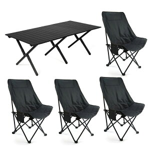 ܂肽݃e[u`FAZbg 1e[u4`FA yʃRpNg ȒPg [obOt (e[u:120x60x45cm / `FA:55x90cm) TOKUTOYO(gNg)