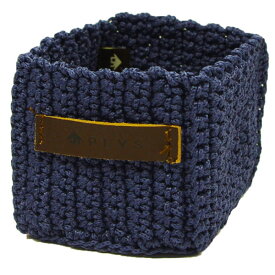 ＼5％OFFクーポン配布中★11/14 9:59まで／PLYS 洗えるソフトボックス Sサイズ 縦100mm×横100mm×高さ80mm (ソフトボックス バスケット 生理用品 収納 トイレ カゴ 収納 洗える 手織り 手作り 手編み 小物いれ 化粧品 一人暮らし プレゼント おしゃれ )