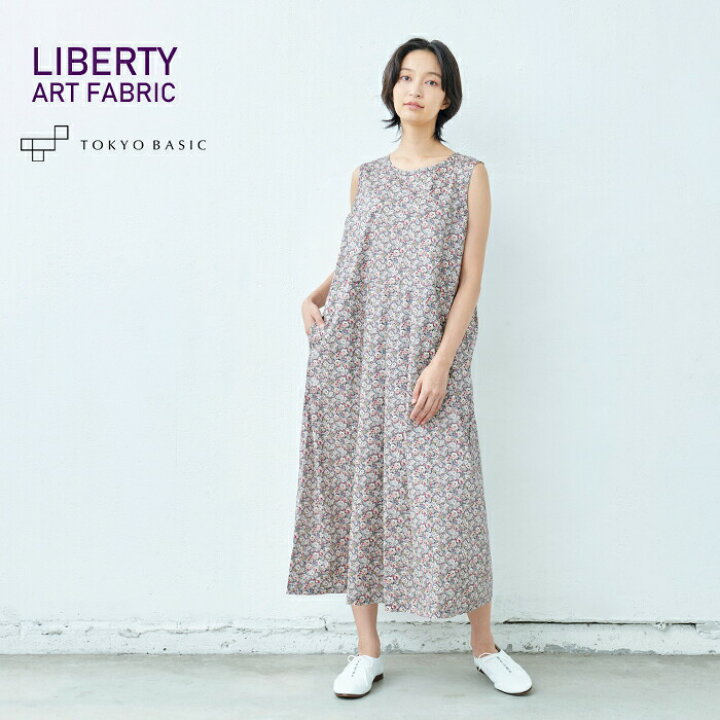楽天市場】[ ワンピ レディース コットン 花柄 ] リバティプリント  