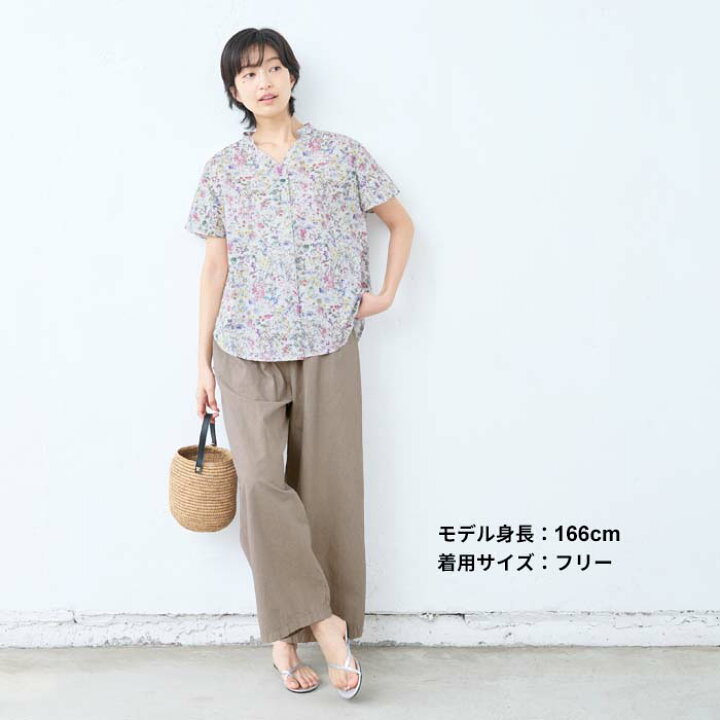 楽天市場】【スーパーSALE 11%OFF】[ リバティ ブラウス 半袖 