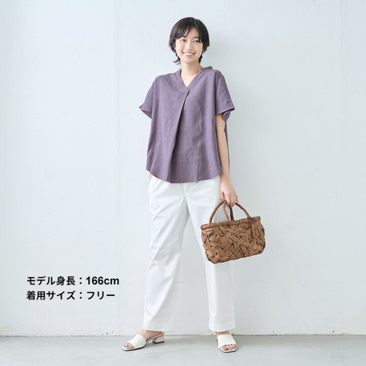 楽天市場】【10％OFFクーポン対象】[ リネン シャツ ブラウス 半袖 
