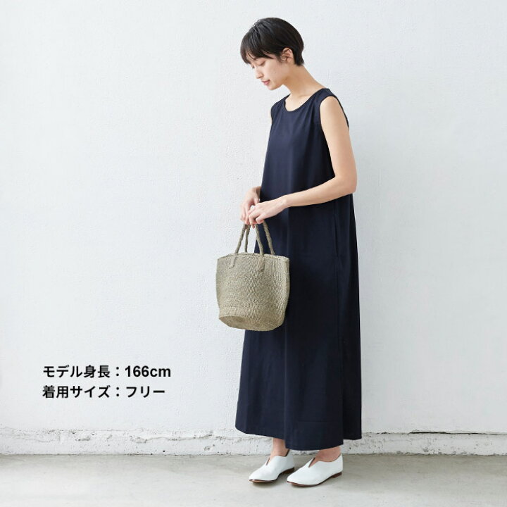 楽天市場】[ 接触冷感 ロングワンピース ノースリーブ 接触冷感 ] 強 