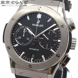 【中古】【3年保証】【返品可】ウブロ HUBLOT クラシックフュージョン クロノグラフ メンズ 腕時計 自動巻 チタン ラバー 保証書 ブラック 521.NX.1171.LR [送料無料]【ポイント5倍●3.14〜3.26 1:59】 101852802