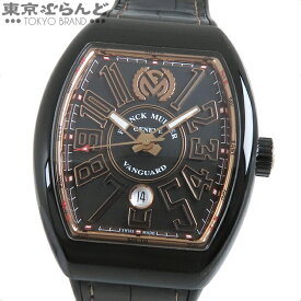 【中古】【3年保証】【返品可】フランクミュラー ヴァンガード メンズ 腕時計 自動巻 SS ラバー センターセコンド 日本限定100本 箱・保 黒 V45SCDTSTGJ AC5N [送料無料] 【ポイント5倍●11.6〜11.10】 101813319