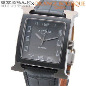 【中古】【3年保証】【返品可】エルメス HERMES Hウォッチ メンズ 腕時計 自動巻 チタン アリゲーター チタニウム グレー HH5.841 [送料無料]【ポイント5倍●2.19〜3.1】 101833158