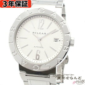 【3年保証】【返品可】 ブルガリ BVLGARI ブルガリブルガリ BB38SS AUTO ホワイト SS 腕時計 メンズ 自動巻き 仕上済[送料無料] 【中古】【ポイント5倍●5.23～6.2】 101693384