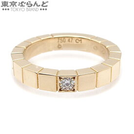 【5%クーポン♪5.23～6.2】【返品可】カルティエ CARTIER ラニエール リング 1PD B4058800 B4058847 イエローゴールド K18YG ダイヤモンド ＃47 リング・指輪 レディース 仕上済 [送料無料] 【中古】【ポイント5倍●5.23～6.2】 101709005