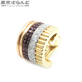 【2024年4月度月間優良ショップ】【返品可】ブシュロン Boucheron キャトルクラシック シングル ピアス K18YG K18WG K18PG×ダイヤモンド 片耳用 スモール スリーカラー ユニセックス 仕上済 [送料無料] 【中古】 101713711