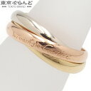 【5%クーポン♪10.3〜10.11】【中古】【返品可】【超オススメアイテム！σ】カルティエ トリニティリング クラシック…