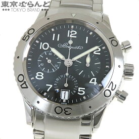 【5%クーポン♪5.23～6.2】【返品可】箱・保証書付き ブレゲ Breguet トランスアトランティック タイプXX 3820ST/H2/SW9 ブラック SS クロノグラフ 腕時計 メンズ 自動巻 未使用 [送料無料] 【中古】【ポイント5倍●5.23～6.2】 101715314