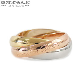 【5%クーポン♪12.13〜12.26】【中古】【返品可】カルティエ CARTIER トリニティ リング スリーカラーゴールド K18WG K18YG K18PG 9号相当 49 指輪 レディース 仕上済 [送料無料] 25XM 【ポイント3倍●12.13〜12.26】 101798117