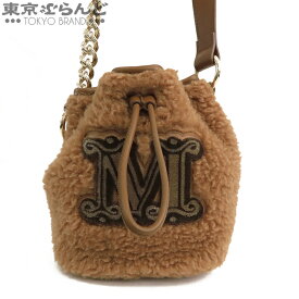 【中古】【返品可】【5%クーポン♪11.28〜12.11 1:59】マックスマーラ MAX MARA テディ バケットバッグ 45162423 キャメル ウール シルク ショルダーバッグ レディース[送料無料] 【ポイント10倍●11.28〜12.11 1:59】 101777518