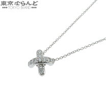 楽天市場】ティファニー クロス ステッチ ダイヤ ネックレス pt950の通販