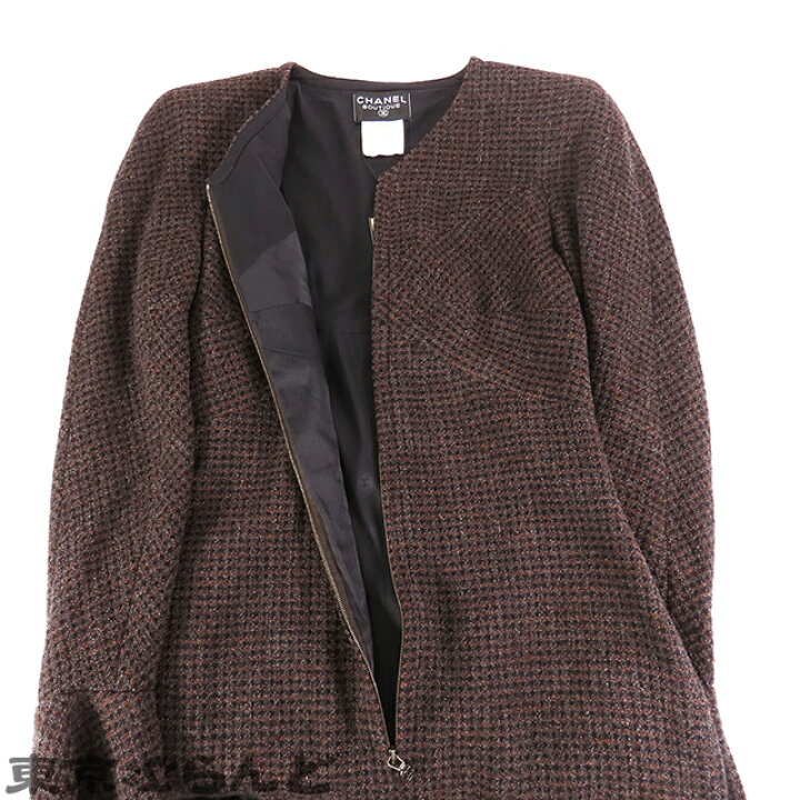 楽天市場】【返品可】シャネル CHANEL ツイード ワンピース 97A  