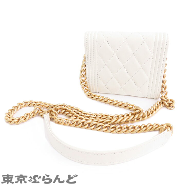 楽天市場】【返品可】シャネル CHANEL ボーイシャネル ミニウォレット  