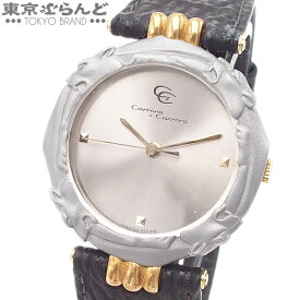 【5%クーポン♪4.5～4.15】【返品可】カレライカレラ Carrera y Carrera カバージョ シルバー SS レザー 腕時計 レディース 電池式 [送料無料] 【中古】【ポイント10倍●4.5～4.15】 101679425