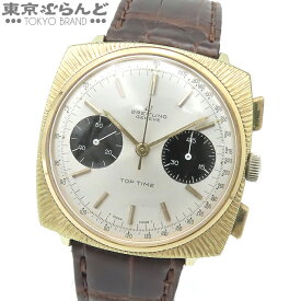 【5%クーポン♪3.15～3.28】【返品可】ブライトリング BREITLING トップタイム Ref.2009 cal.7730 SS レザー バルジュー7730 パンダ クロノグラフ 腕時計 メンズ 手巻式 [送料無料] 【中古】【ポイント5倍●3.15～3.28】 101685325